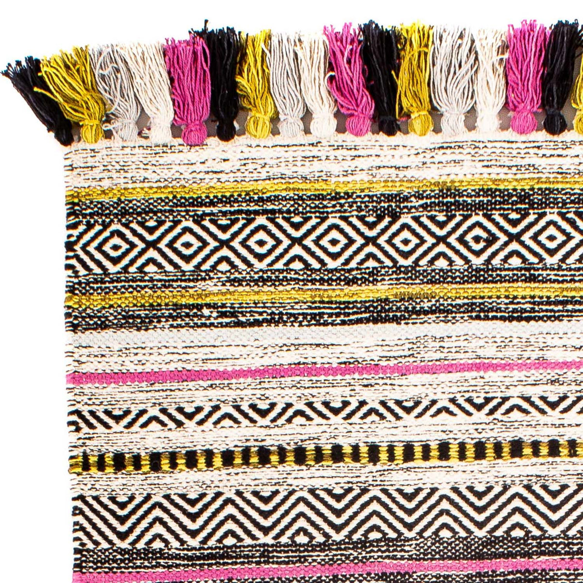 Kelim Modern Teppich 58x96cm - mehrfarbig