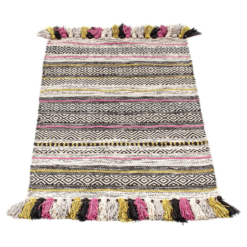 Kelim Modern Teppich 58x96cm - mehrfarbig