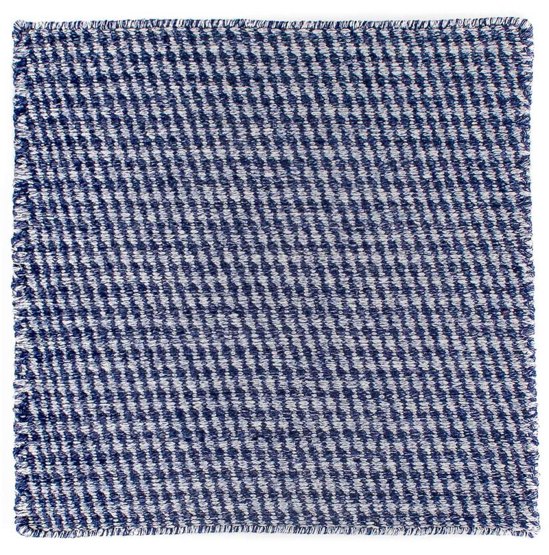Kelim Modern Teppich 62x63cm - dunkelblau