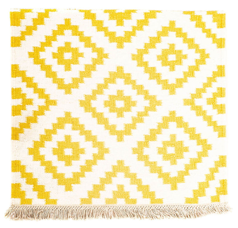 Kelim Teppich - Trendy 72 x 80 cm - beige