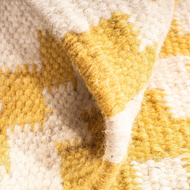 Kelim Teppich - Trendy 72 x 80 cm - beige