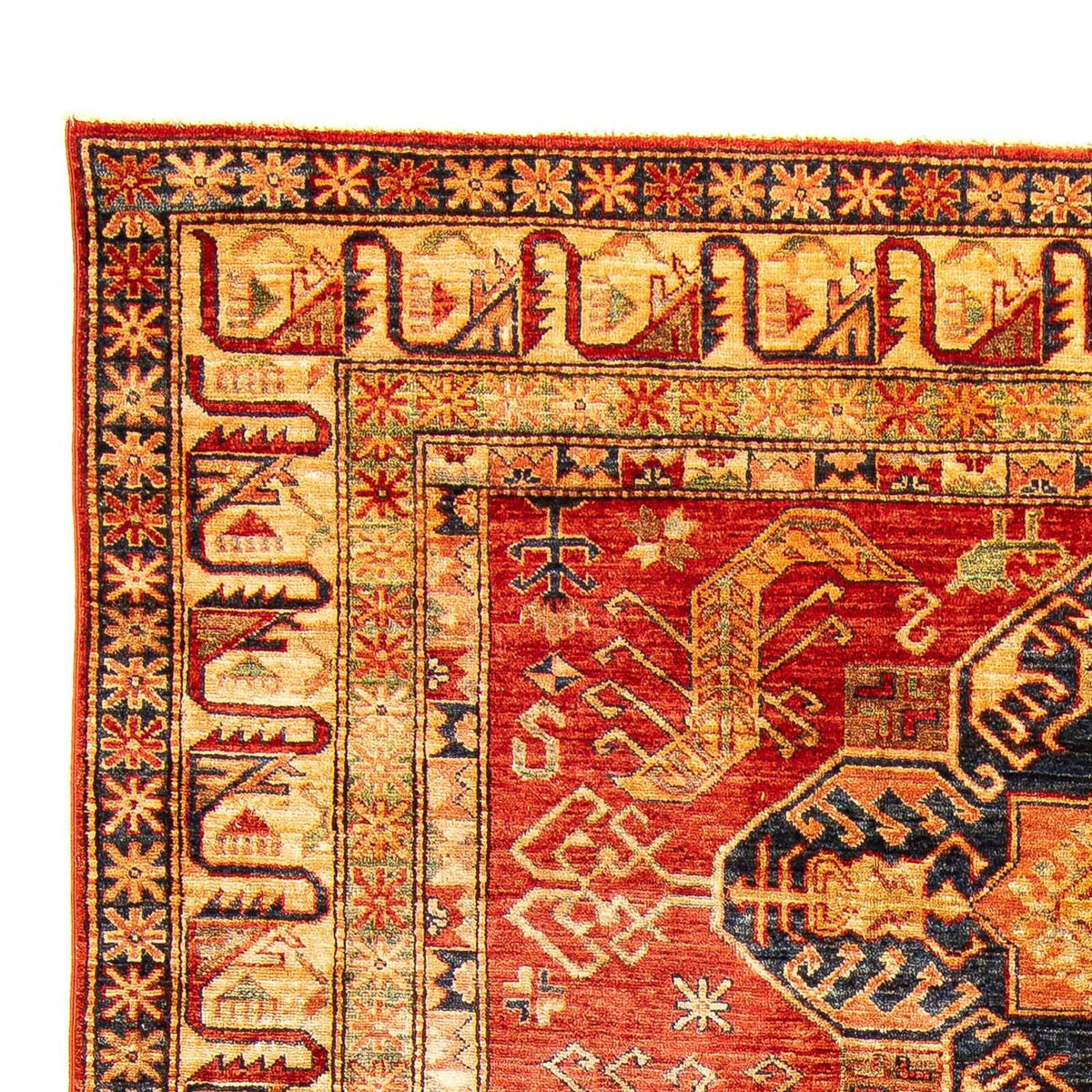 Kazak Teppich 202x296cm - Orientteppich - rot