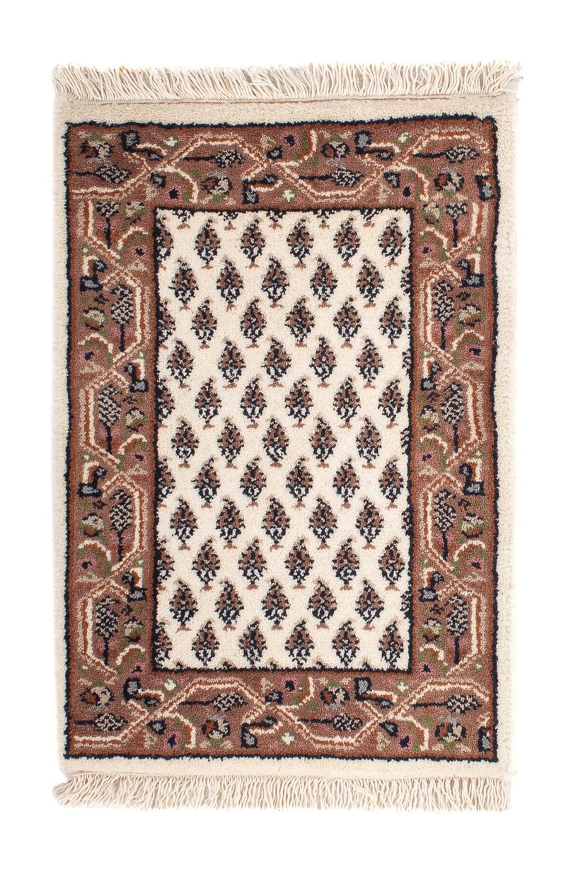 Indo Mir Teppich 40x60cm - Orientteppich - beige