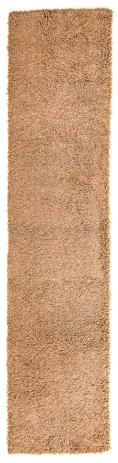 Shaggy Teppich 65x310cm - hellbraun