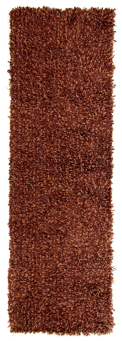 Shaggy Teppich 64x205cm - braun