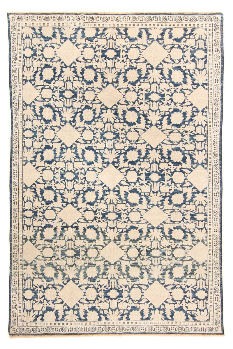 Designer Teppich 185x279cm - dunkelblau