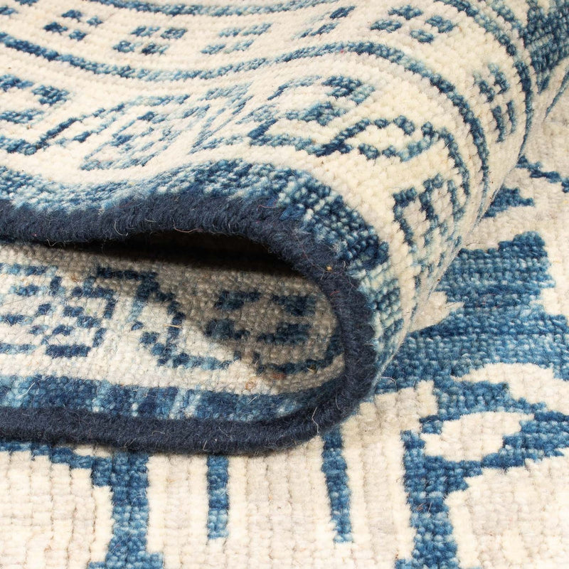 Designer Teppich 185x279cm - dunkelblau