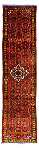 Hamadan Teppich 70x320cm - Perserteppich - rost