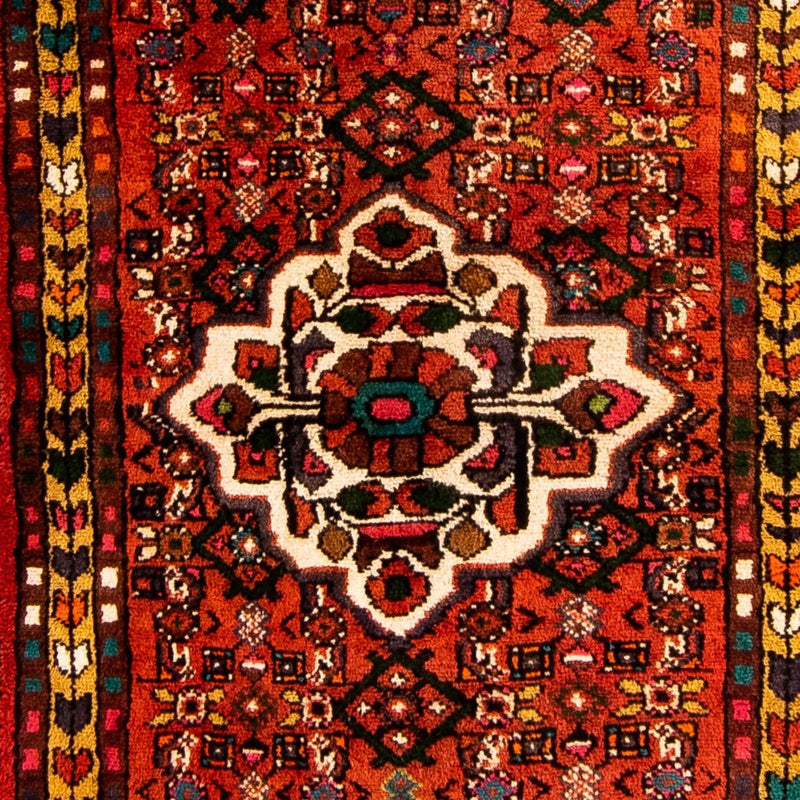 Hamadan Teppich 70x320cm - Perserteppich - rost