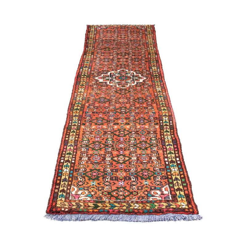 Hamadan Teppich 70x320cm - Perserteppich - rost