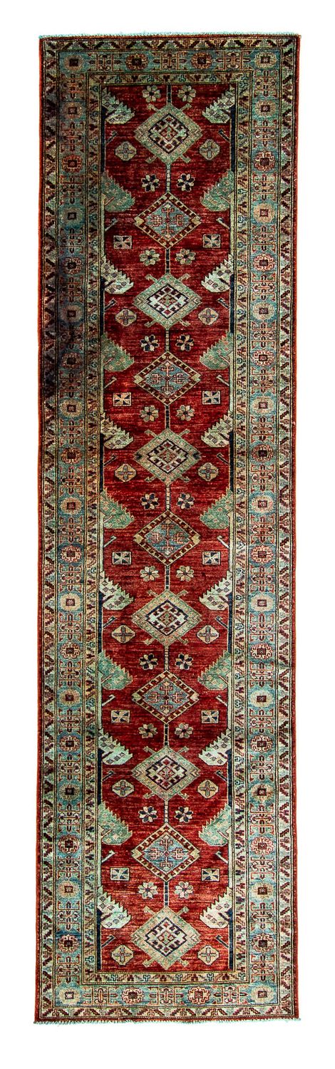 Orientteppich 82 x 315 cm - dunkelrot