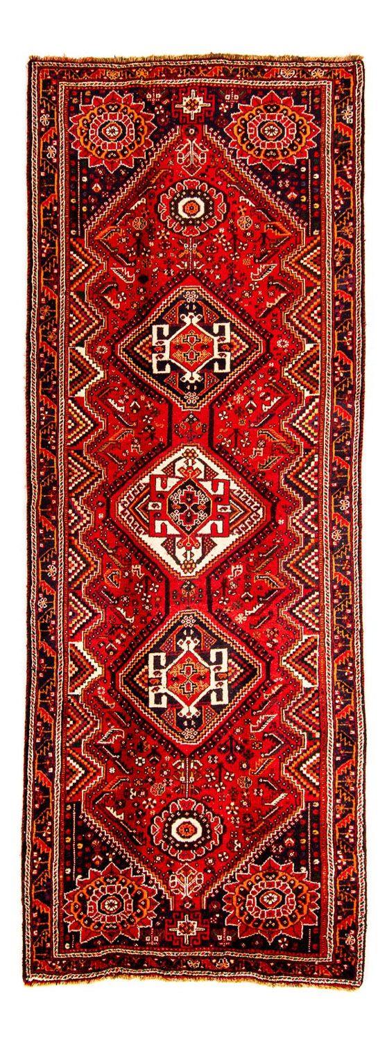 Abadeh Teppich 112x312cm - Perserteppich - rot