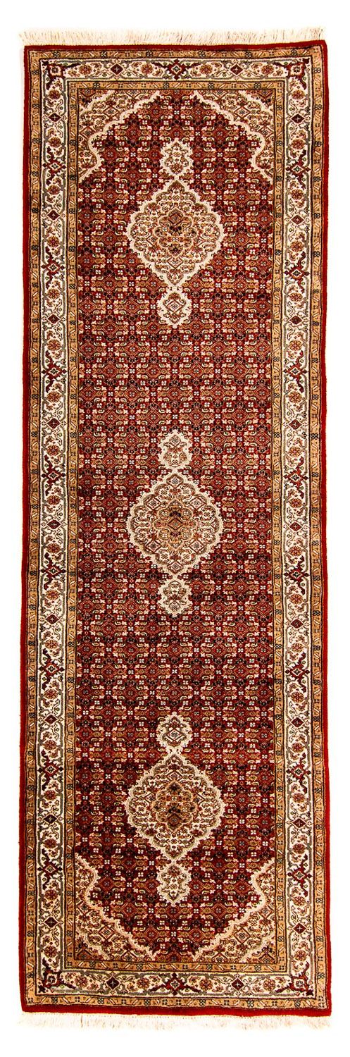 Indo Täbriz Teppich 83x296cm - Orientteppich - dunkelrot
