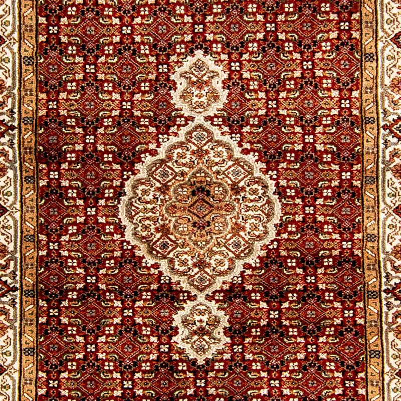 Indo Täbriz Teppich 83x296cm - Orientteppich - dunkelrot