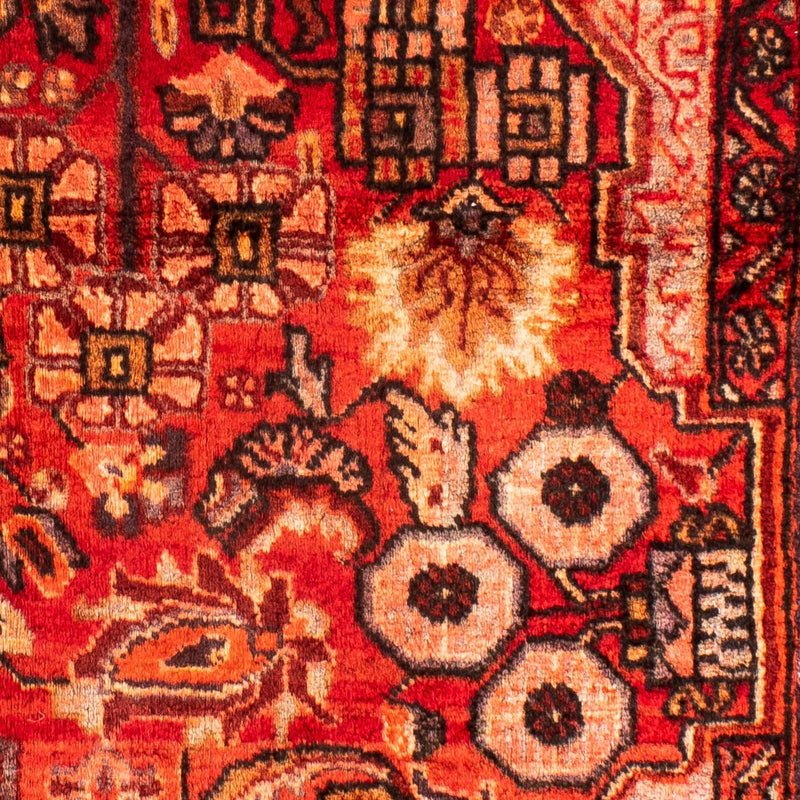 Nahavand Teppich 82x92cm - Perserteppich - dunkelrot