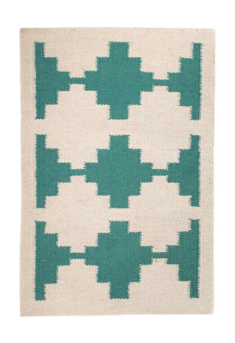 Kelim Teppich - Trendy 60 x 90 cm - beige