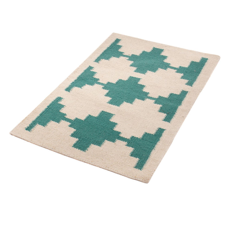 Kelim Teppich - Trendy 60 x 90 cm - beige
