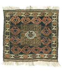 Afghan Teppich 64x66cm - Orientteppich - blau – product image