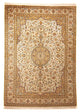 Kaschmir Seide Teppich 215x302cm - Orientteppich - beige