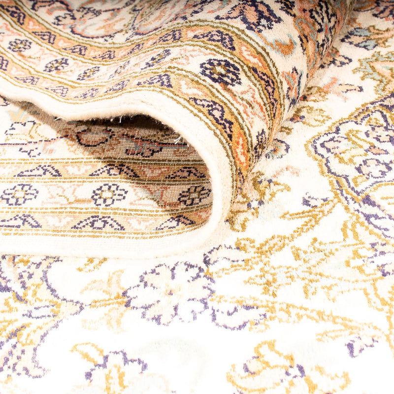 Kaschmir Seide Teppich 215x302cm - Orientteppich - beige