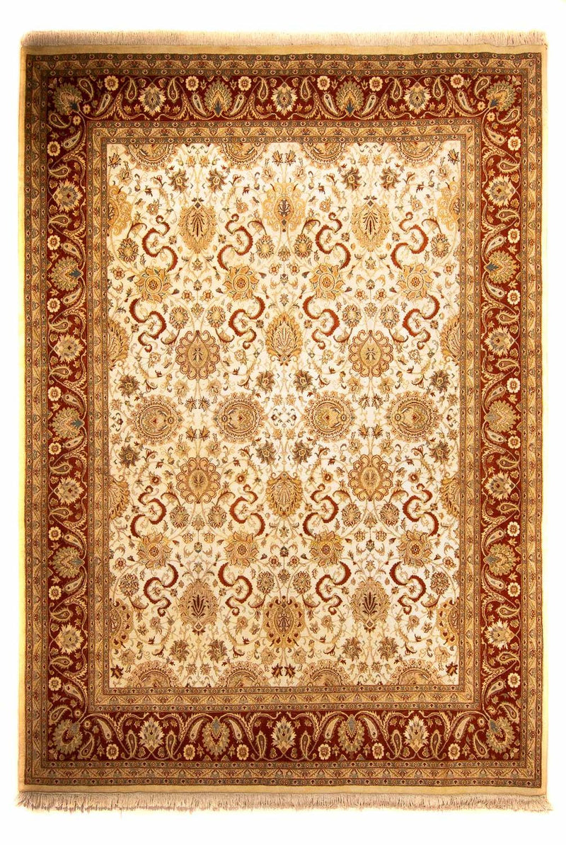 Indo Täbriz Teppich 247x315cm - Orientteppich - beige