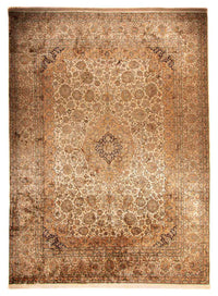 Kaschmir Seide Teppich 307x410cm - Orientteppich - hellbraun – product image