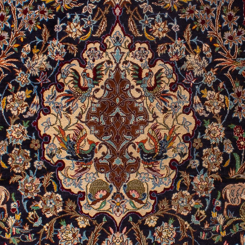 Perserteppich - Isfahan - Premium 117 x 173 cm - dunkelblau