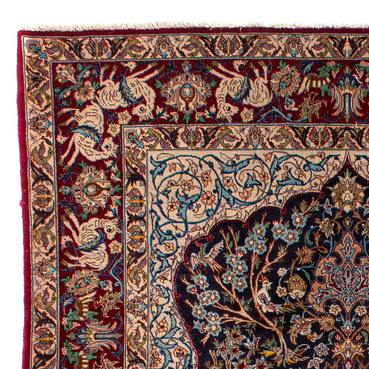 Perserteppich - Isfahan - Premium 117 x 173 cm - dunkelblau