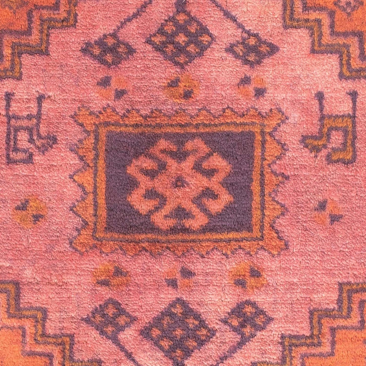 Orientteppich 67 x 80 cm - hellrot