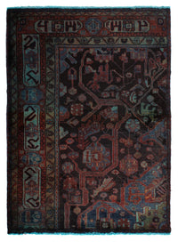 Nahavand Teppich 95x134cm - Perserteppich - dunkelblau – product image