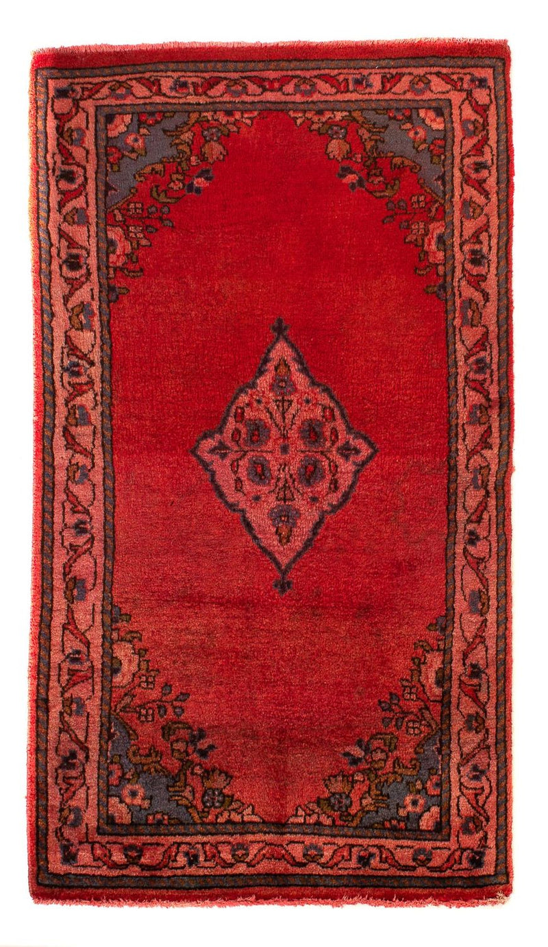 Orientteppich 63 x 124 cm - dunkelrot