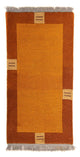 Nepal Teppich 72 x 142 cm - orange