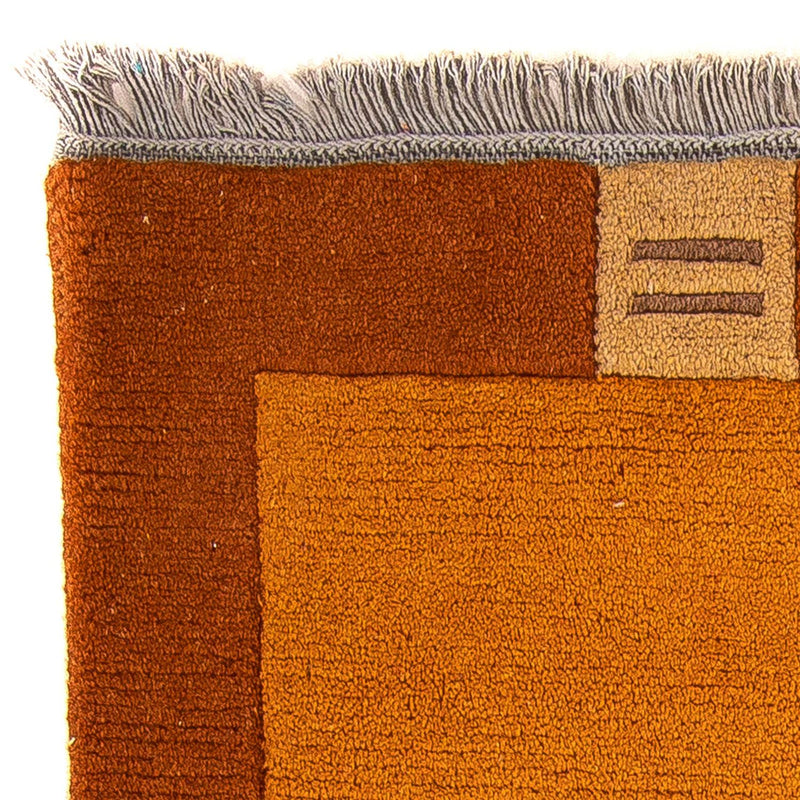 Nepal Teppich 72 x 142 cm - orange