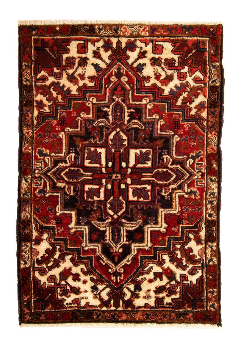 Heriz Teppich 95x138cm - Perserteppich - mehrfarbig