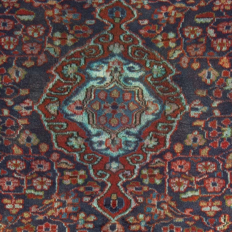 Orientteppich 103 x 137 cm - dunkelblau
