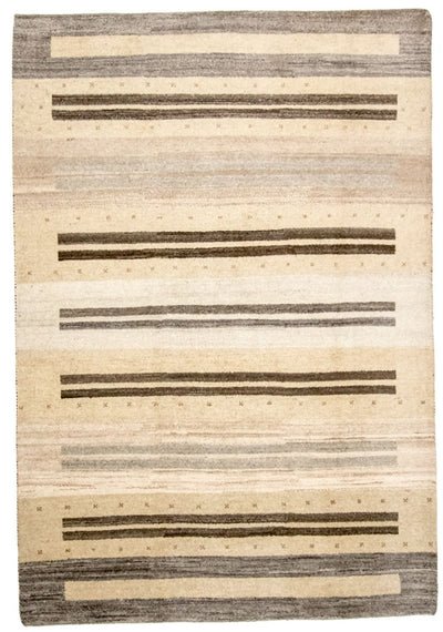 Gabbeh Teppich Indus 201x289cm - Wollteppich - mehrfarbig