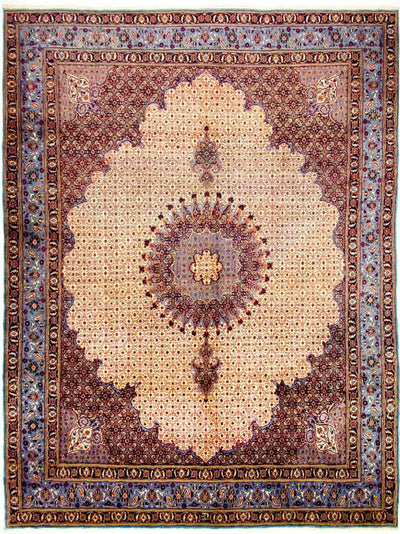 Moud Teppich 314x412cm - Perserteppich - mehrfarbig