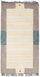 Nepal Teppich 70x140cm - Wollteppich - mehrfarbig