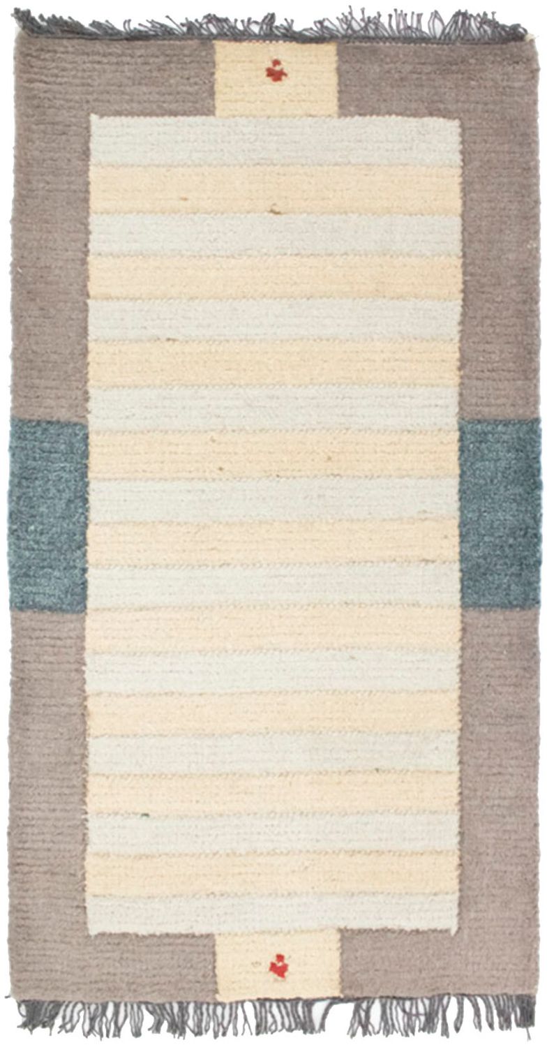 Nepal Teppich 70x140cm - Wollteppich - mehrfarbig