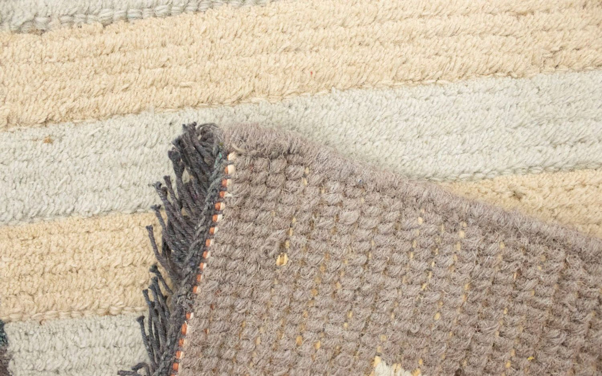 Nepal Teppich 70x140cm - Wollteppich - mehrfarbig