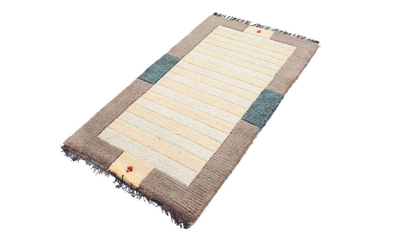 Nepal Teppich 70x140cm - Wollteppich - mehrfarbig
