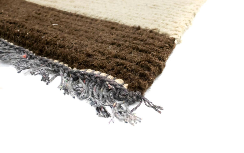 Nepal Teppich 70x140cm - Wollteppich - mehrfarbig