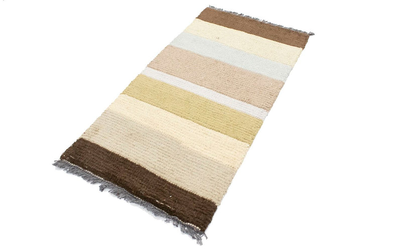 Nepal Teppich 70x140cm - Wollteppich - mehrfarbig