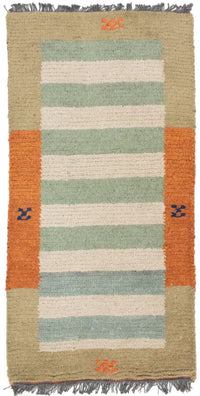 Nepal Teppich 70x140cm - Wollteppich - mehrfarbig – product image