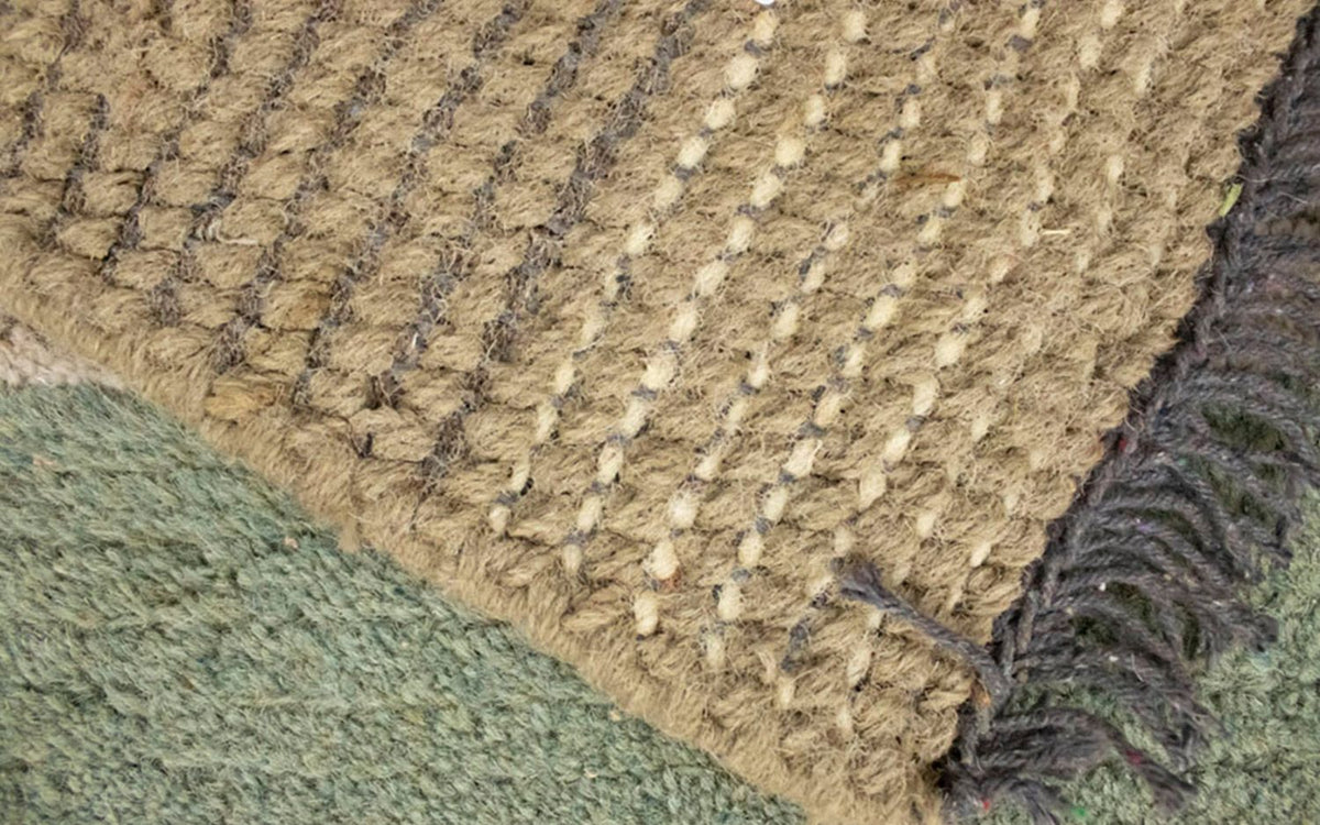 Nepal Teppich 70x140cm - Wollteppich - mehrfarbig