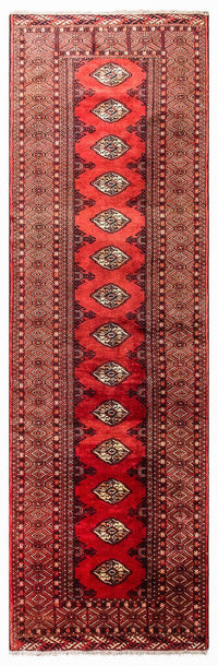 Turkaman Teppich 106x369cm - Orientteppich - rot – product image