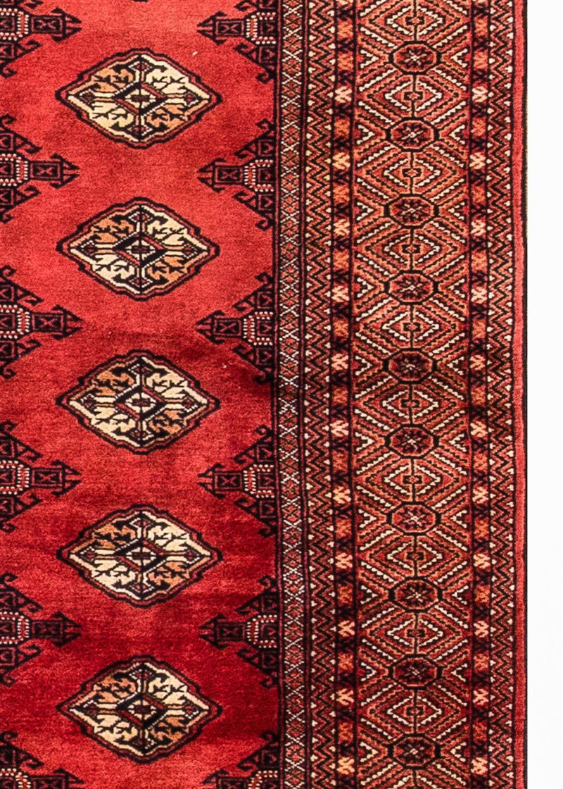 Turkaman Teppich 106x369cm - Orientteppich - rot