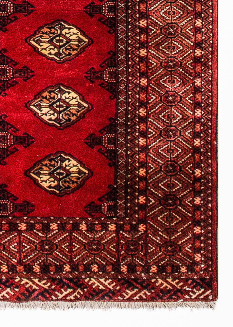 Turkaman Teppich 106x369cm - Orientteppich - rot