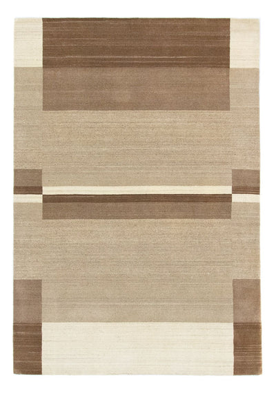 Gabbeh Teppich Softy 198x292cm - Wollteppich - braun