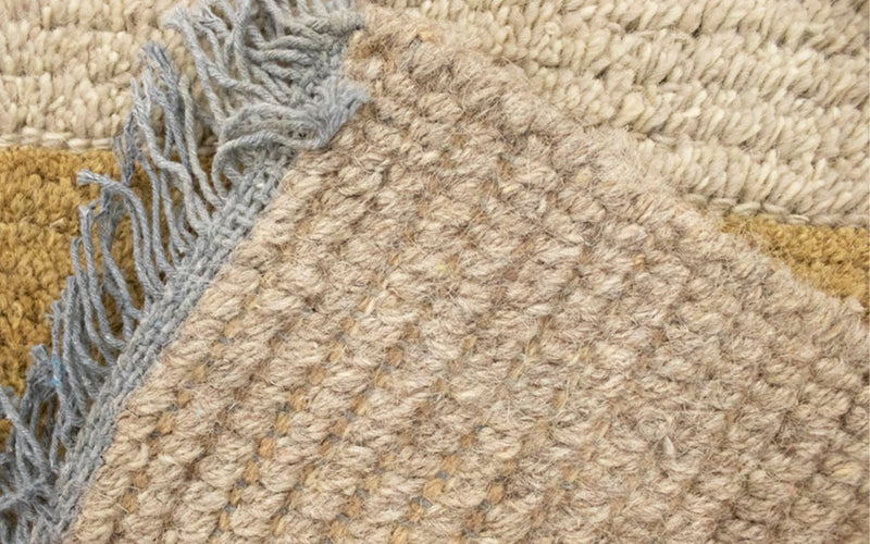 Nepal Teppich 70x140cm - Wollteppich - mehrfarbig